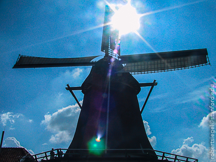 windmill silhouette